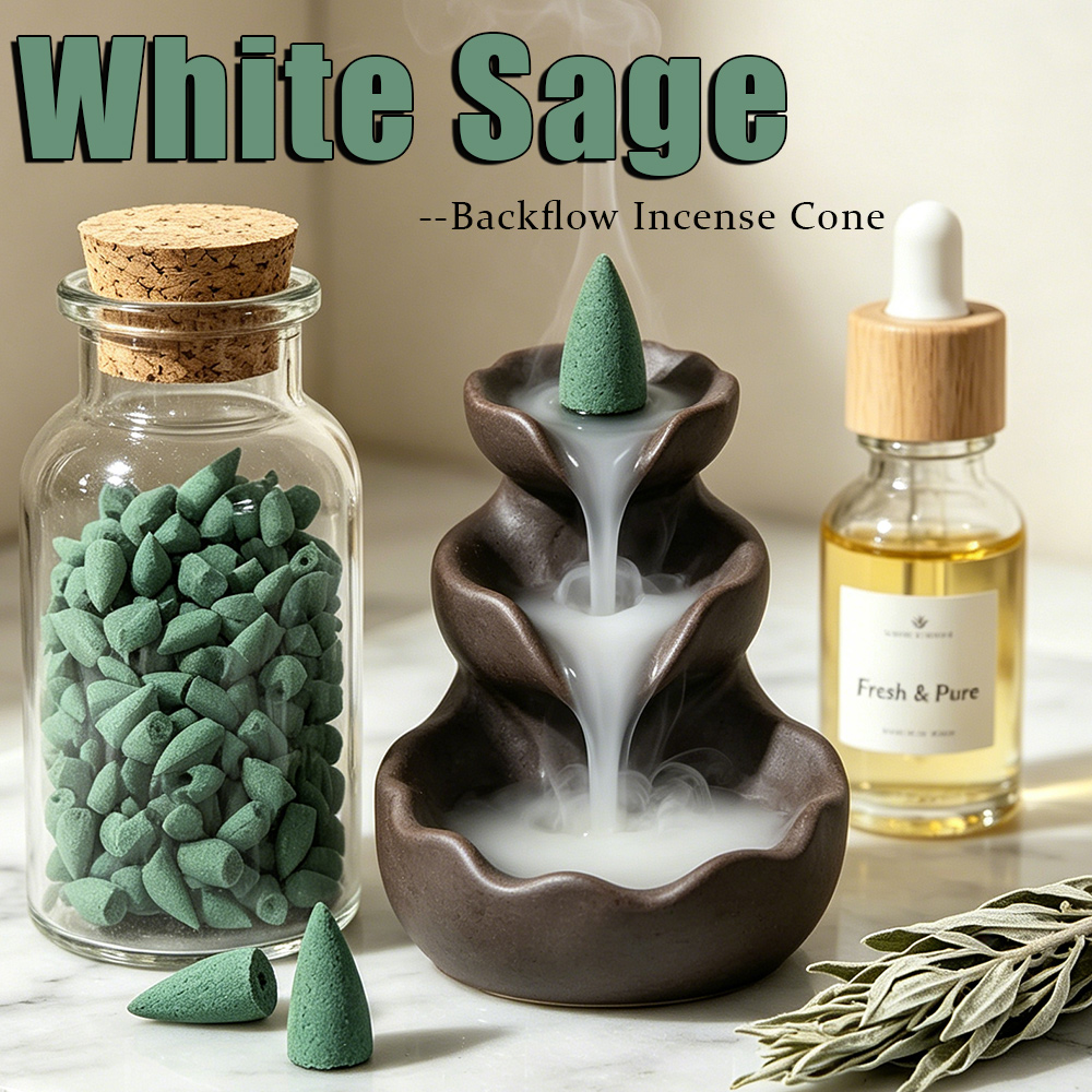Home Fragrance Vanilla - Coni di incenso profumati alla salvia