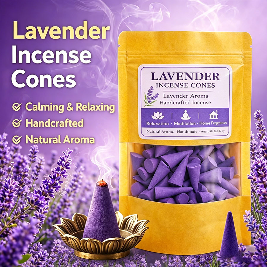 Home Fragrance Vanilla - Coni Aromaterapici Premium alla Lavanda, Naturalmente
