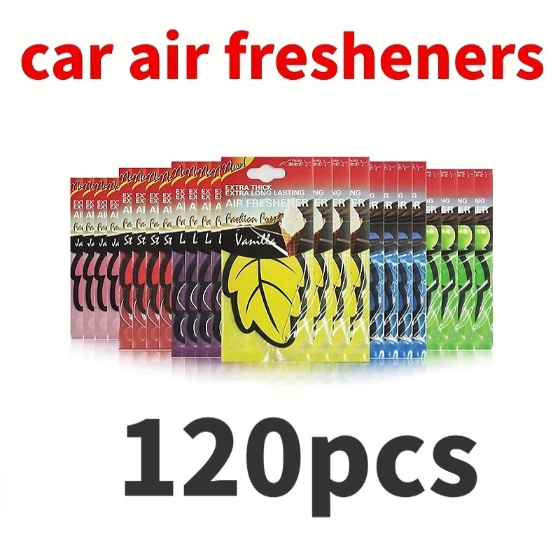 Home Fragrance Vanilla - 120 Pezzi Deodorante per Auto in