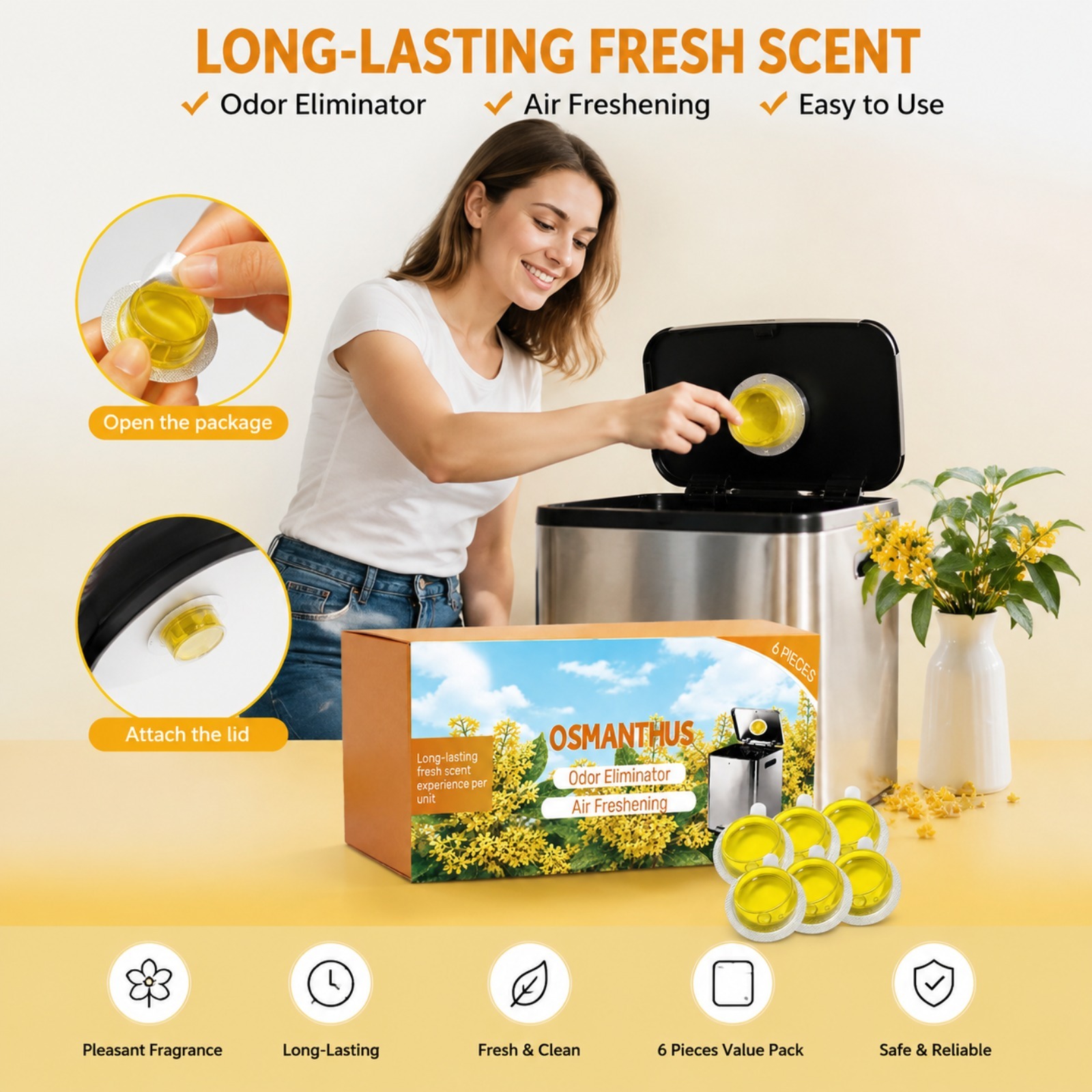 6 pezzi di eliminatori di odor - Home Fragrance Lavender recensione e prezzo